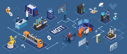 Industrial automation using MQTT