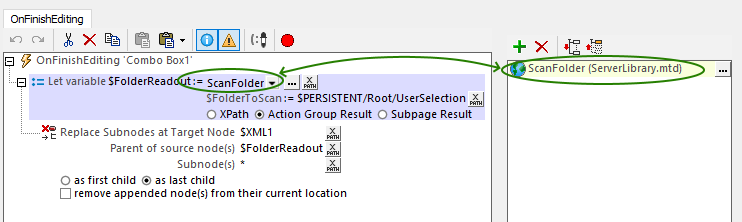 Server Library in MobileTogether