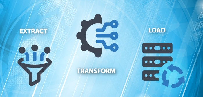 Diagram representing Extract Transform Load