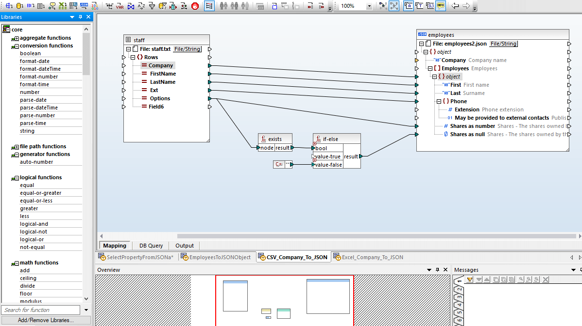 Convert JSON To CSV Try Free Altova