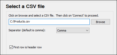 dbc_csv_connect