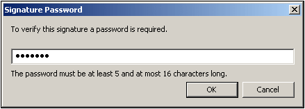 ADSignaturePassword