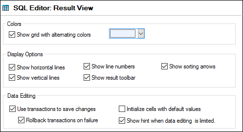 dbquery_settings_resultview