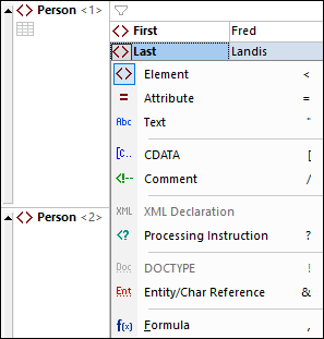 XSXMLGridViewTypeSelection