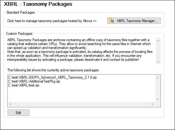 OptionsXBRLTaxonomyPackages