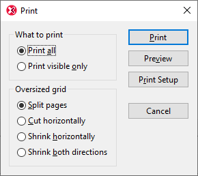 PrintInGridView