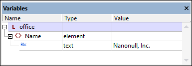 XSDebuggerInfoWinVariables