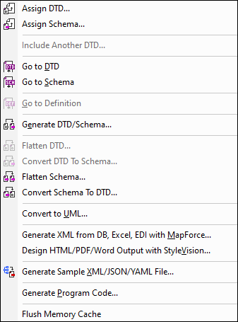 MenuDTDSchema