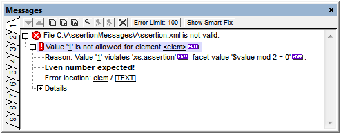 AssertionMessageXML