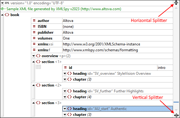 GridViewSplitViewSplitters