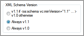 XMLSchemaVersion