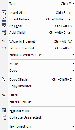 XSXMLGridViewContextMenu