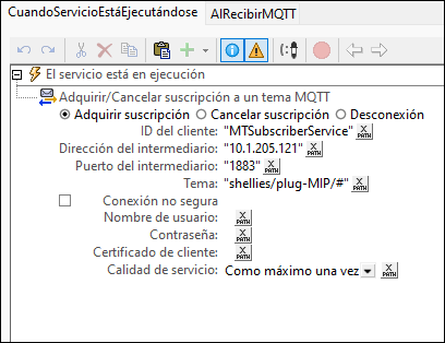 MTDServicesMQTTOnServiceRunning