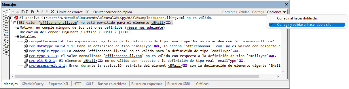 ValidateXMLAutoFix