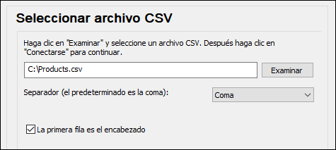 dbc_csv_connect