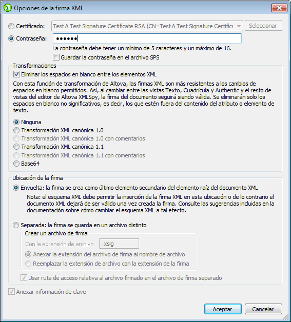 XMLSignatureSettings