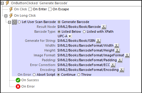 MTActionGenerateBarcode