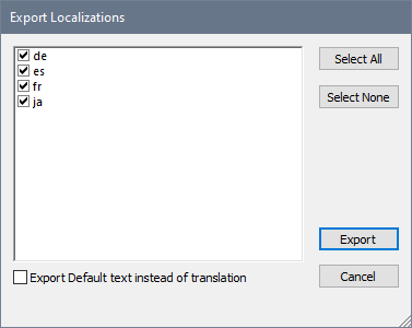 MTDExportLocalizations