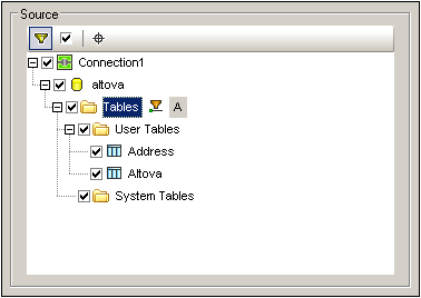 DBSelectTablesSrcFilter
