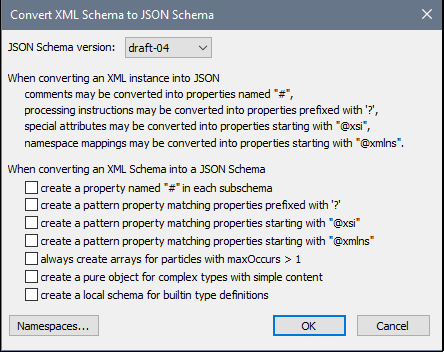 JSONConvertXMLSchema2JSON