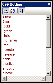 CSSOutlineSorted