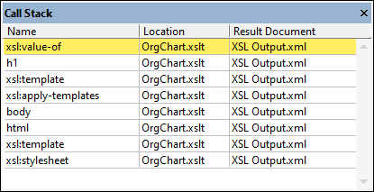 XSDebuggerInfoWinCallStack