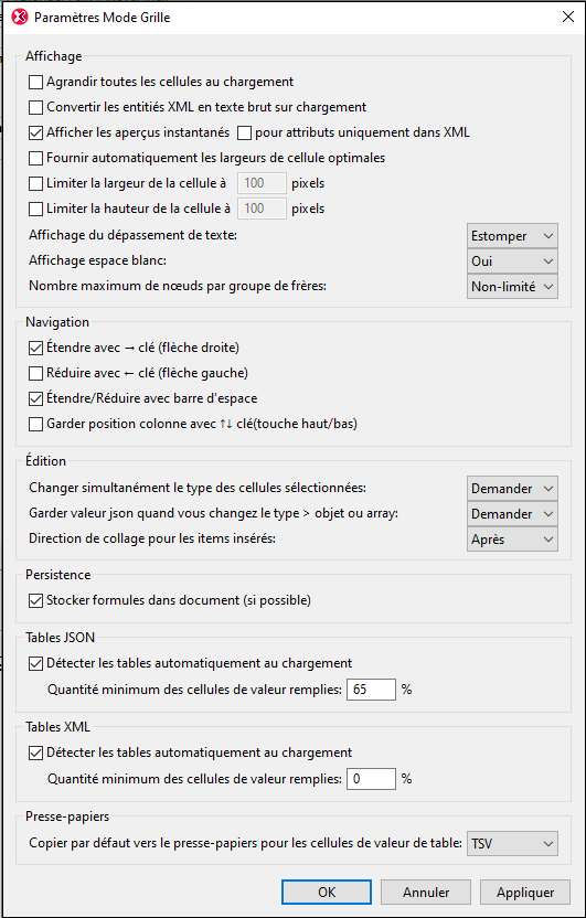 XSGridViewSettings