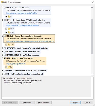 Altova MapForce 2024 Enterprise Edition   Smschemamanagerselection Zoom60 