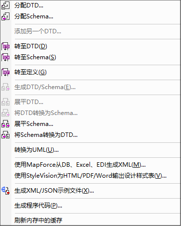 MenuDTDSchema